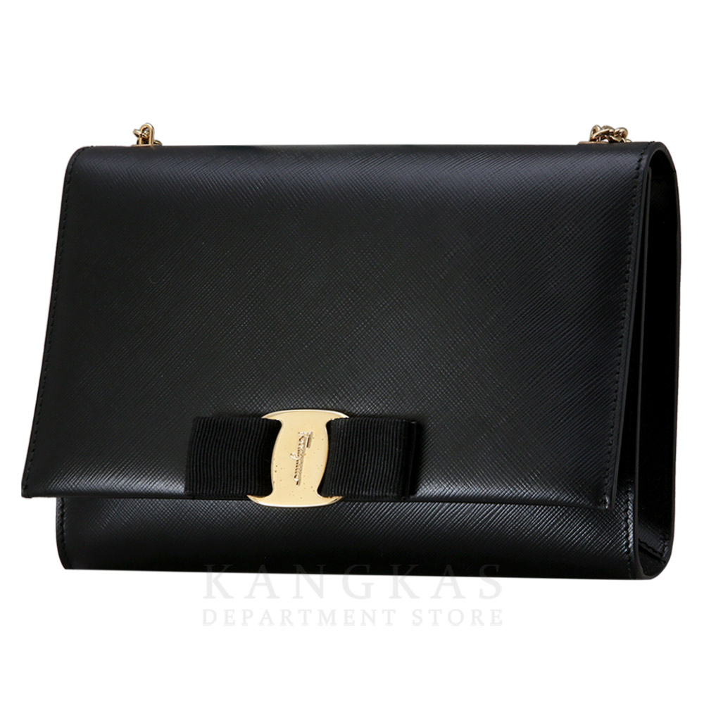 FERRAGAMO(USED)페레가모 바라리본 체인 숄더백